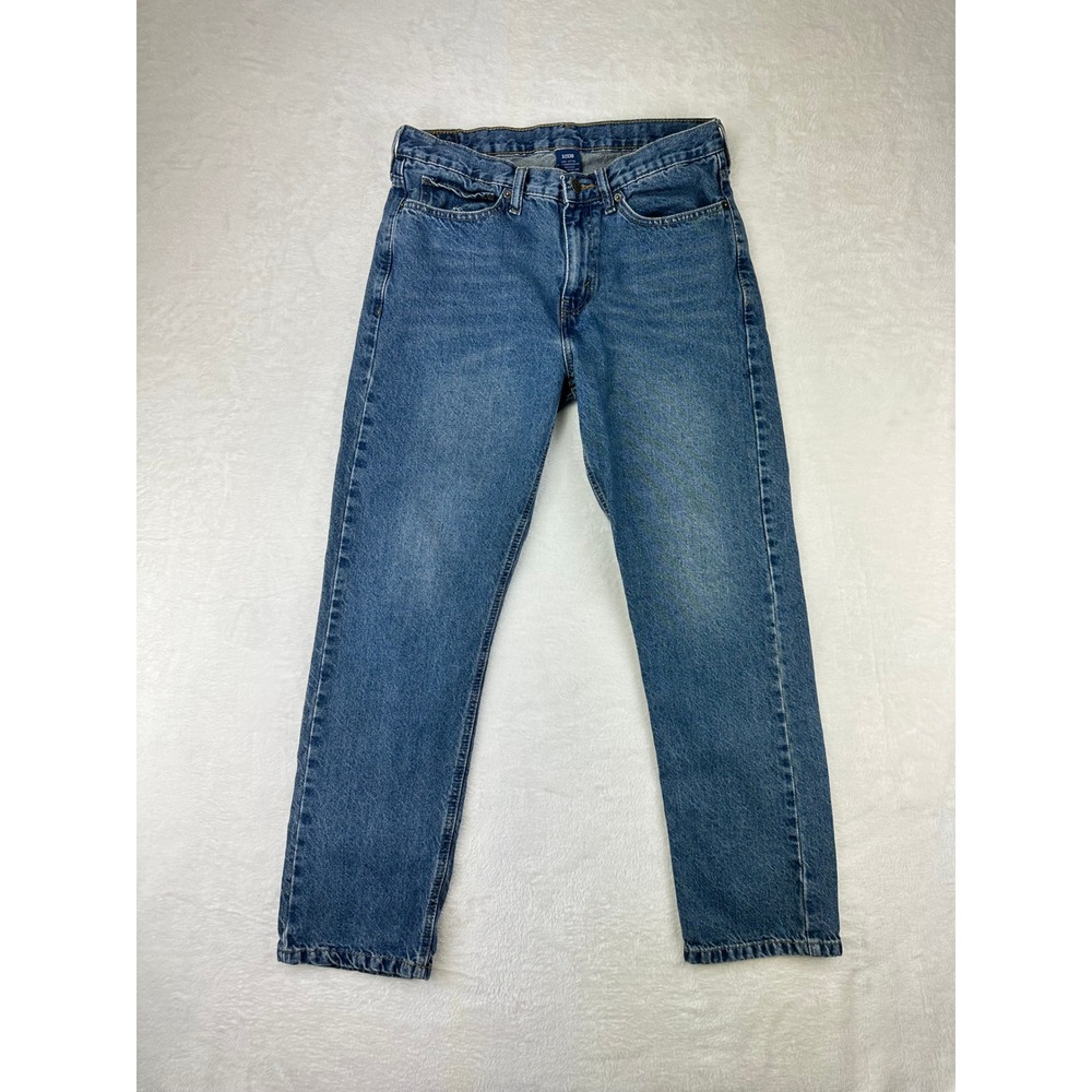 Full Blue Jeans Mens 32x30 Blue Denim Straight‎ Leg 5 Pocket 100% Cotton Classic